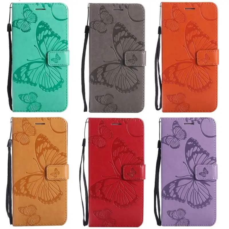 Wallet Flip Case for Huawei P20 P10 P8 P9 Lite Mini Mate10 Mate 10 Pro Butterfly Etui Leather Cases Cover bag P06F phone case,leather phone case,leather wallet case,leather case