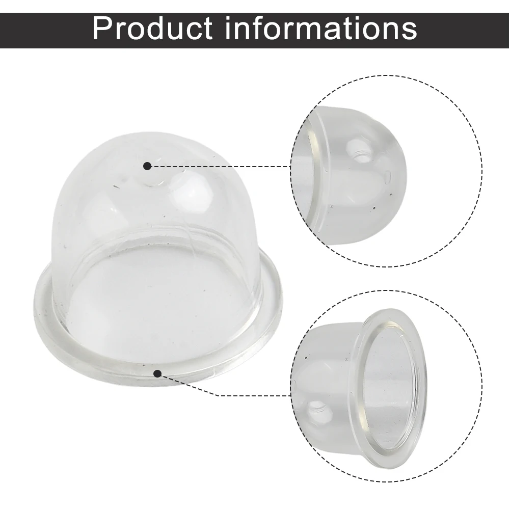 5/10 Stück 19mm Kraftstoffpumpen-Vergaser-Primerbirne für Kettensägen, Gebläse, Trimmer, Freischneider, Ersatzzubehör – Detail 10