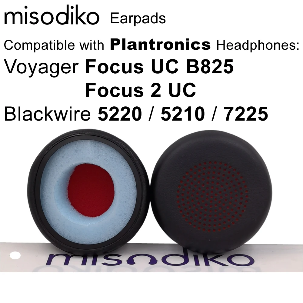 

misodiko Earpads Replacement for Plantronics Voyager Focus UC B825, Blackwire 5220 5210 7225 Headset