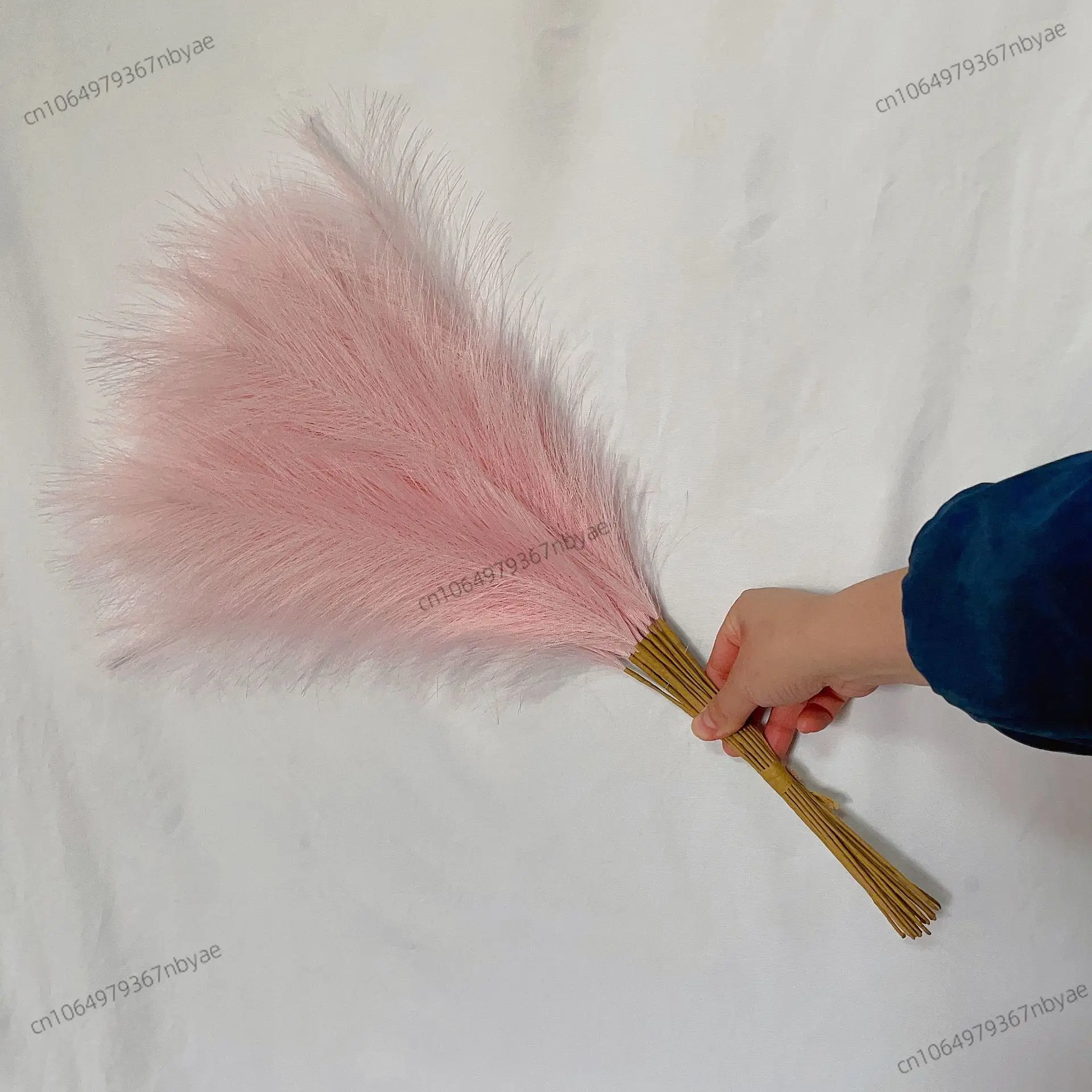 55CM Flauschiges Pampasgras Boho-Deko Blume Künstliche Pflanze Schilfgras Simuliert für Hochzeit Party Heimdekoration Kunstblumen – Detail 22