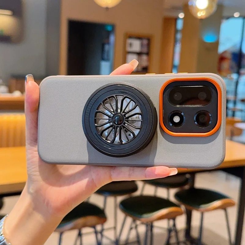 Magnetic Graphene Cooling Case with Elevated Protective Camera Ring