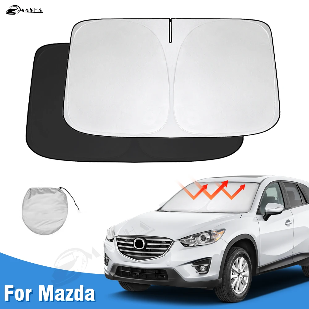Windshield Sunshade for Mazda CX5 20172021 2022 2023 CX5 Window Shade Sun Visor Protector