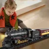 RC Train Toys Simulation Train Remote Control Retro Steam Electric Stepless Speed Control Remote Smoking Train Children's Toys 5