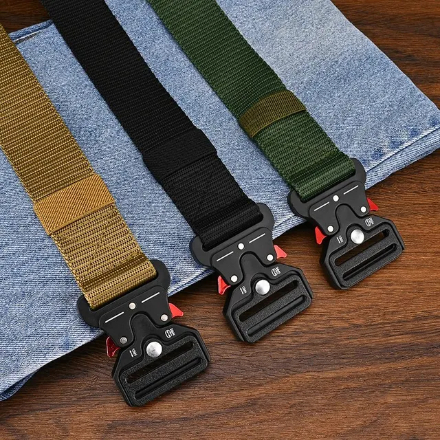 1Pc/2Pcs Versatile Men's Tactical Belts-Durable, Adjustable Design-For Outdoor Sports Enthusiasts，Pair with Jeans，For Men Women 2