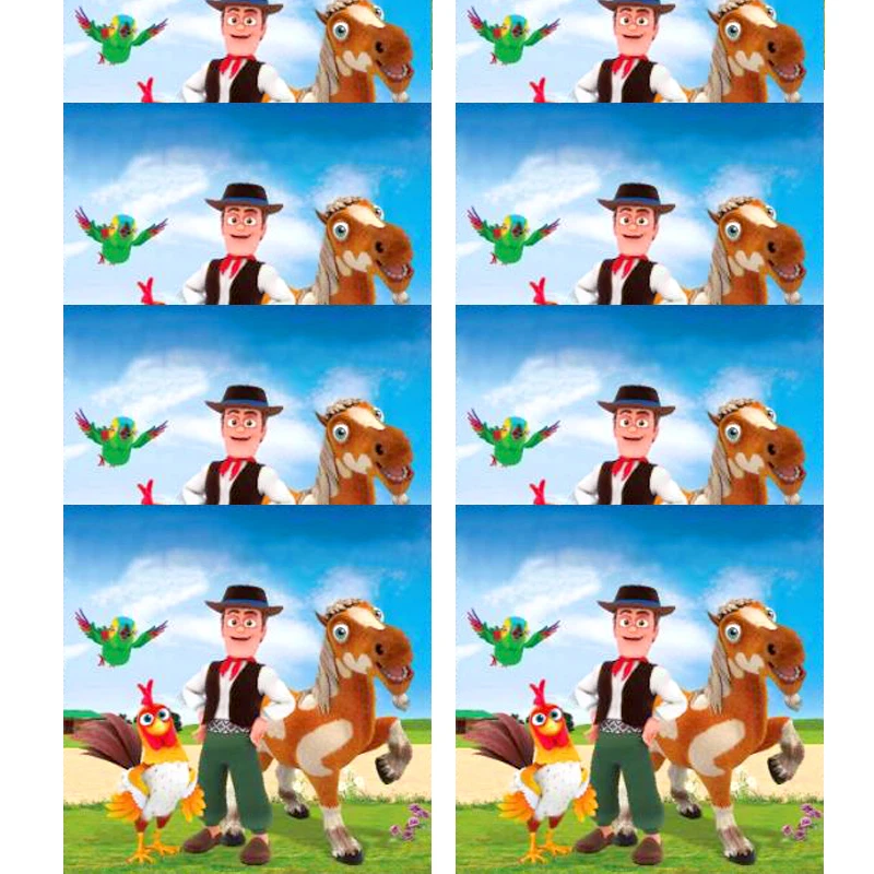 

20pcs/pack Farm Ranch Theme Happy Birthday Party Decoration Baby Shower Kids Favors Napkins Towels