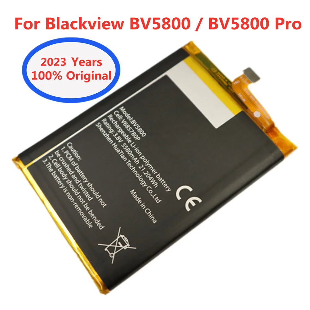 

Новый 5580mAh V685780P Сменный аккумулятор для Blackview BV5800 / BV 5800 Pro