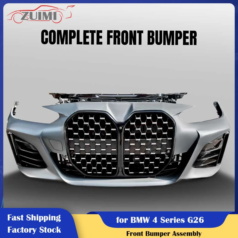 

G26 Pre-owned Front Bumper Assembly Complete Sets Body Kits PP Material Bumper for BMW 4 Series G26