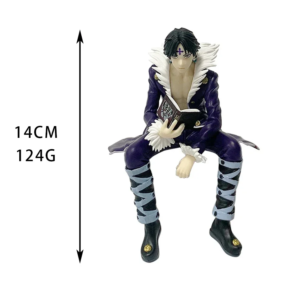 14 cm Anime Hunter×Hunter Figur Phantom Troupe Hisoka Action Figur Nudel Stopper Raum Dekoration Nudel Stopper PVC Modell Spielzeug – Detail 13