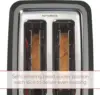 Shade Selector, Bagel and Defrost Settings, Red Knob, Stainless Steel 3