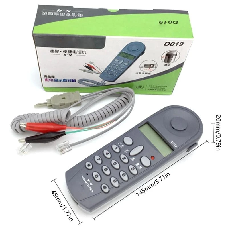Enhanced Corded Landline Phone with Caller Display