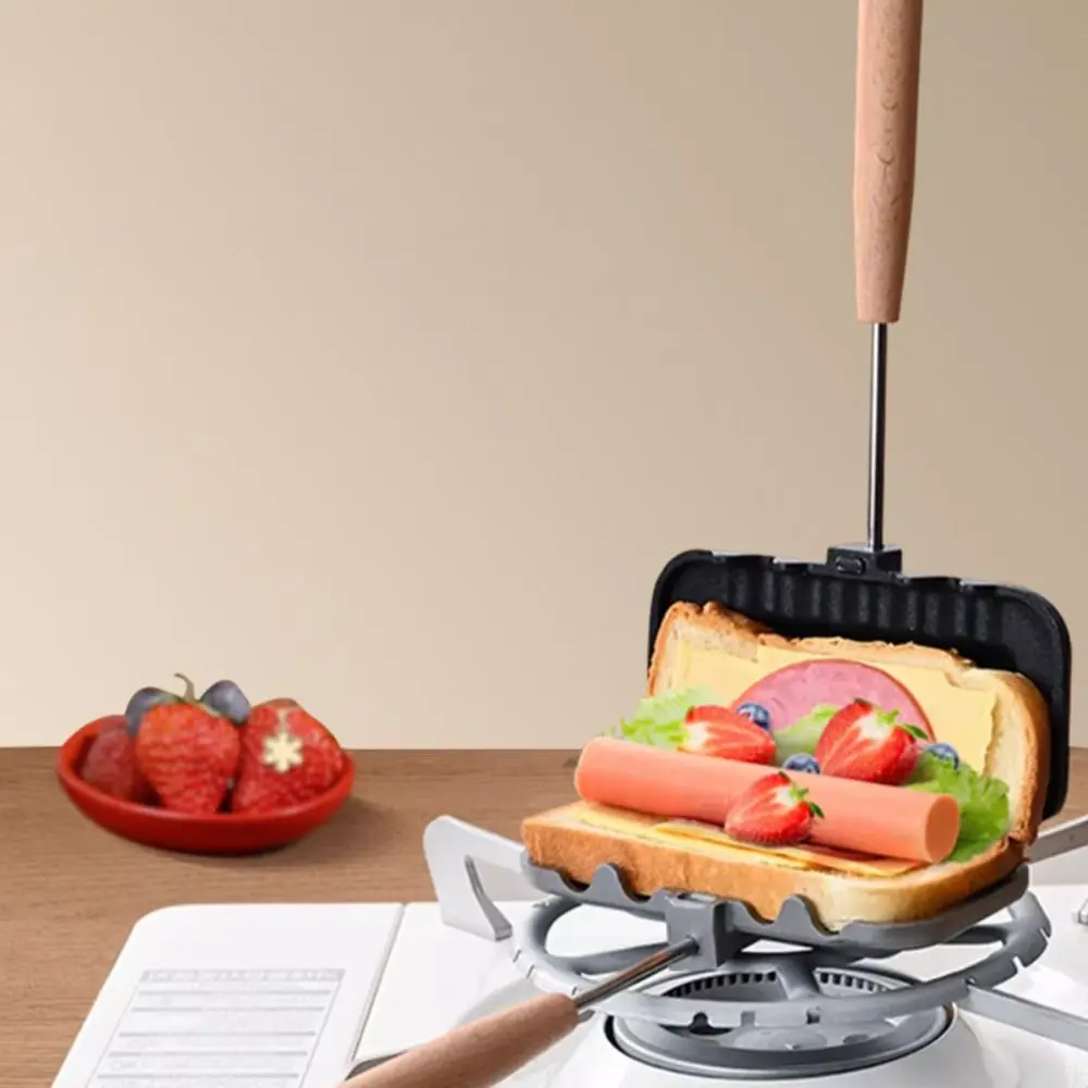 

Антипригарная машина для сэндвичей, прочный тостер-Хот, поднос для выпечки, машина для приготовления сэндвичей, машина для завтрака, двусторонняя машина для приготовления оладий