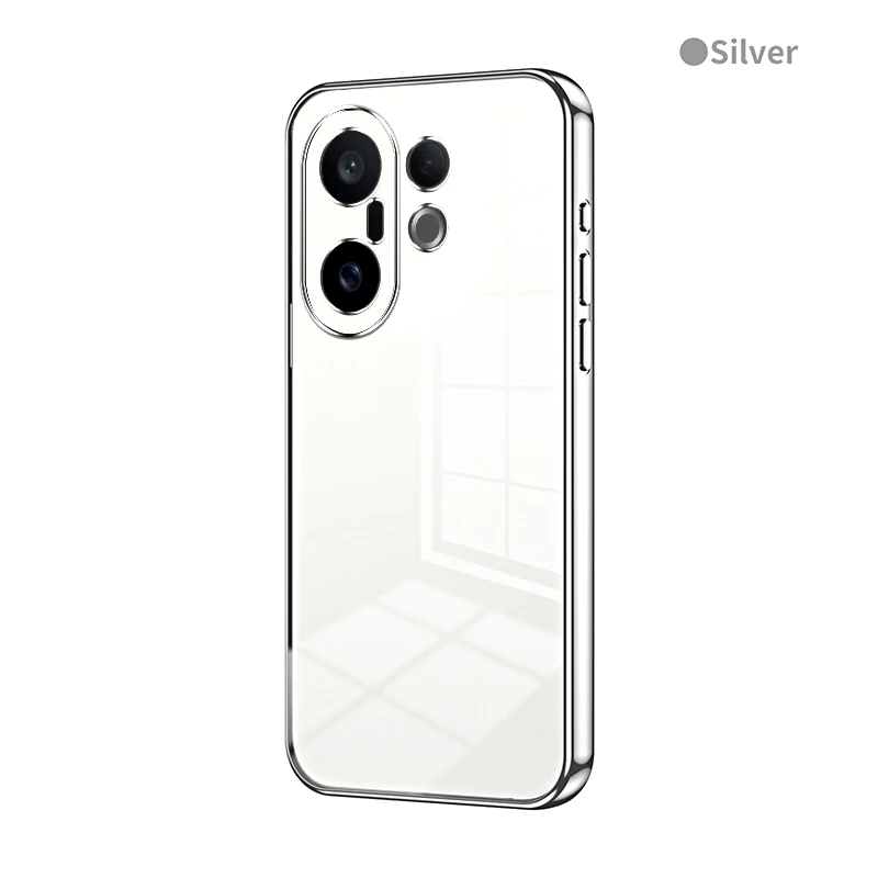 Fashion Electroplating Transparent Silicone TPU Shockproof Case