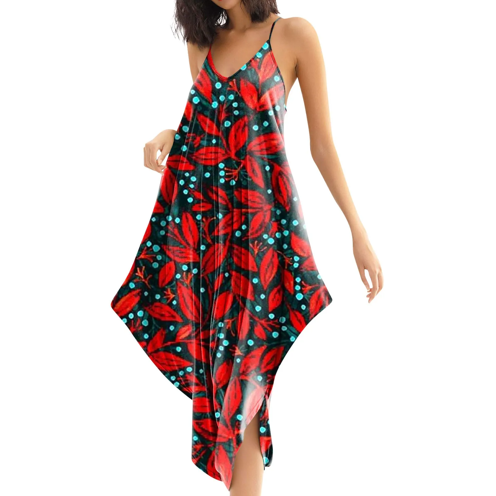 

Fashion V-Neck Camisole Jumpsuit For Womens Adjustable Spaghetti Straps Vintage Romper Jumpsuit With Pocket Bodysuit 점프슈트 боди