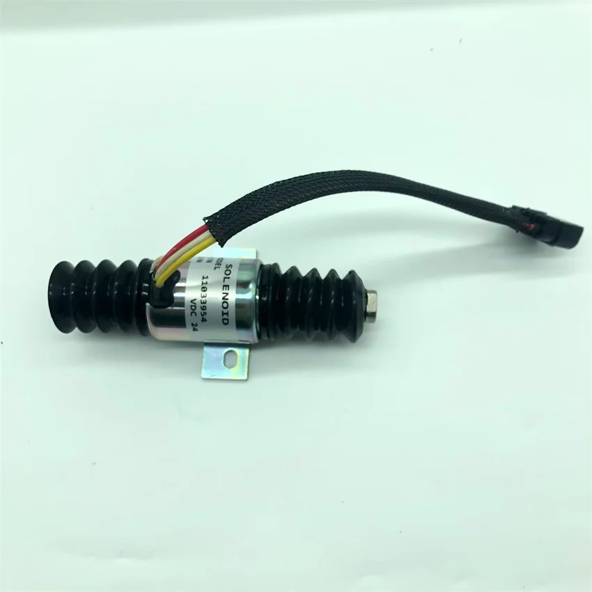 

24V Stop Solenoid VOE11033954 for Volvo Wheel Loader L120B L120C L150 L150C L180 L90B L90C L180C