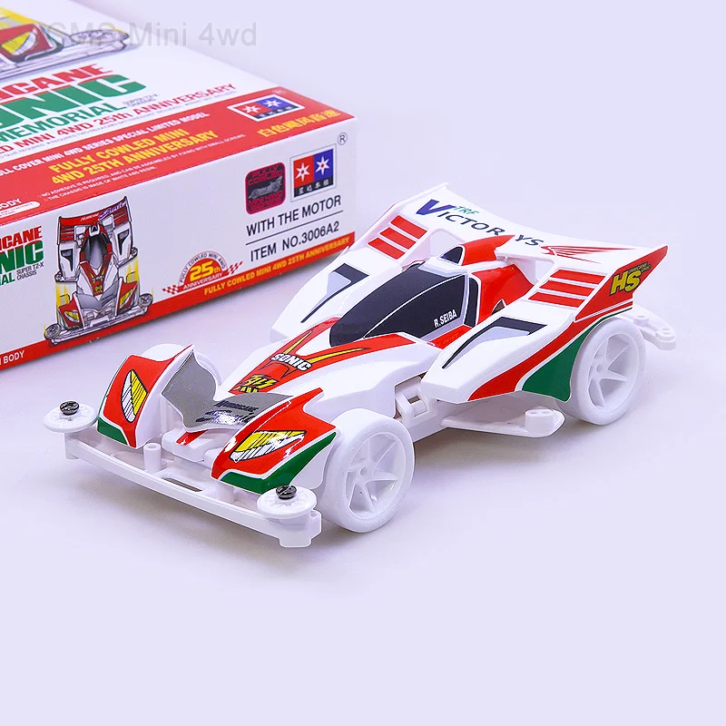 homemade Mini 4wd racing car HURRIGANE SONIC/BROCKEN G/BLACK SABER/VICTORYS/MAGNUM SFM FMA S2 chassis kit 3