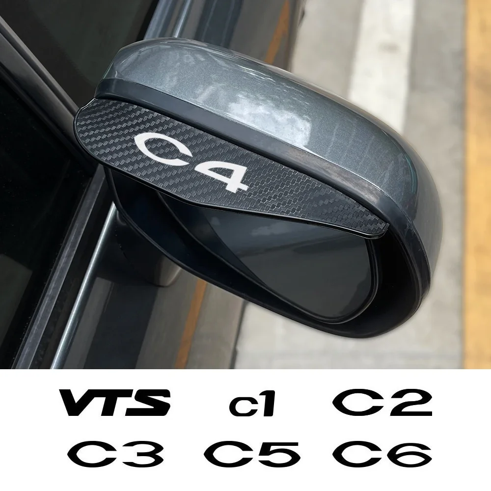 Rearview Mirror Rain Guard Car Rain Eyebrow Auto Accessories For Citroen C4 C3 C5 Aircross C1 C CROSSER Berlingo C Elysee C6 C2 Picasso Jumpy VTS C8 rearview mirror rain eyebrow,rearview mirror rain guard