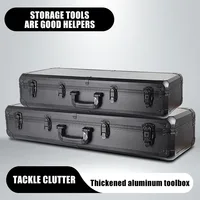 Durable&Portable Aluminum ToolBox–Easy Carry Case with Secure Lock&Organizational Compartments for Hassle-Free Tool Storage 1