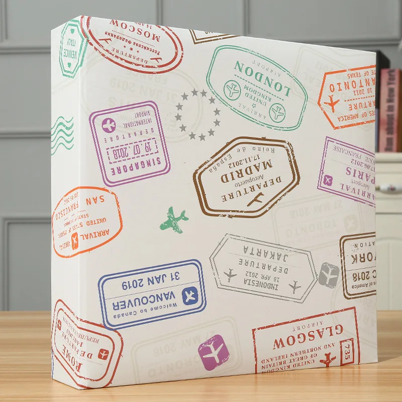 Photo Album with 200 Insert Pockets for Baby Growth