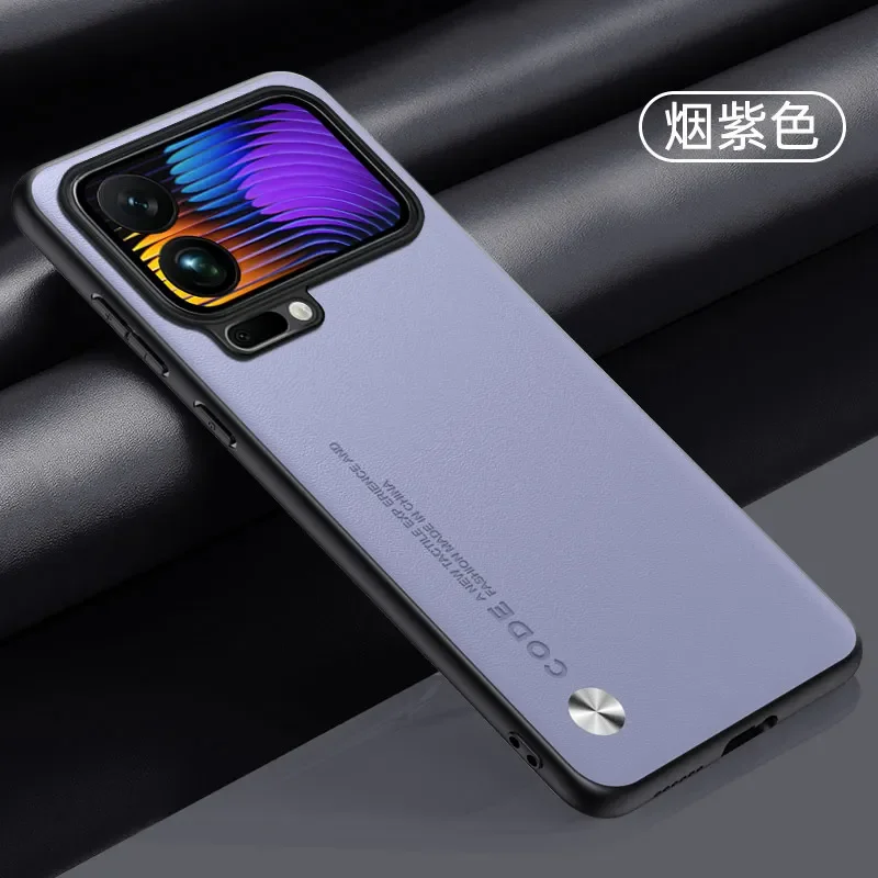 Luxury Business Sheepskin Leather PU Phone Case - All-Inclusive Lens Back Cover