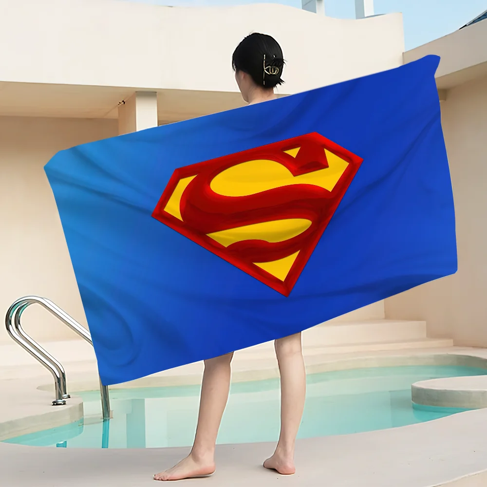 Hot Hero S-Superman Cool Towel Portable Beach Gym Swimming Home Soft Cotton 2