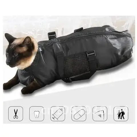 

Pet Supplies Outdoor Travel Front Bag Carrying Sack Dog Cat Puppy Mesh Foldable Backpack Double Shoulder Breathable Pet Bag