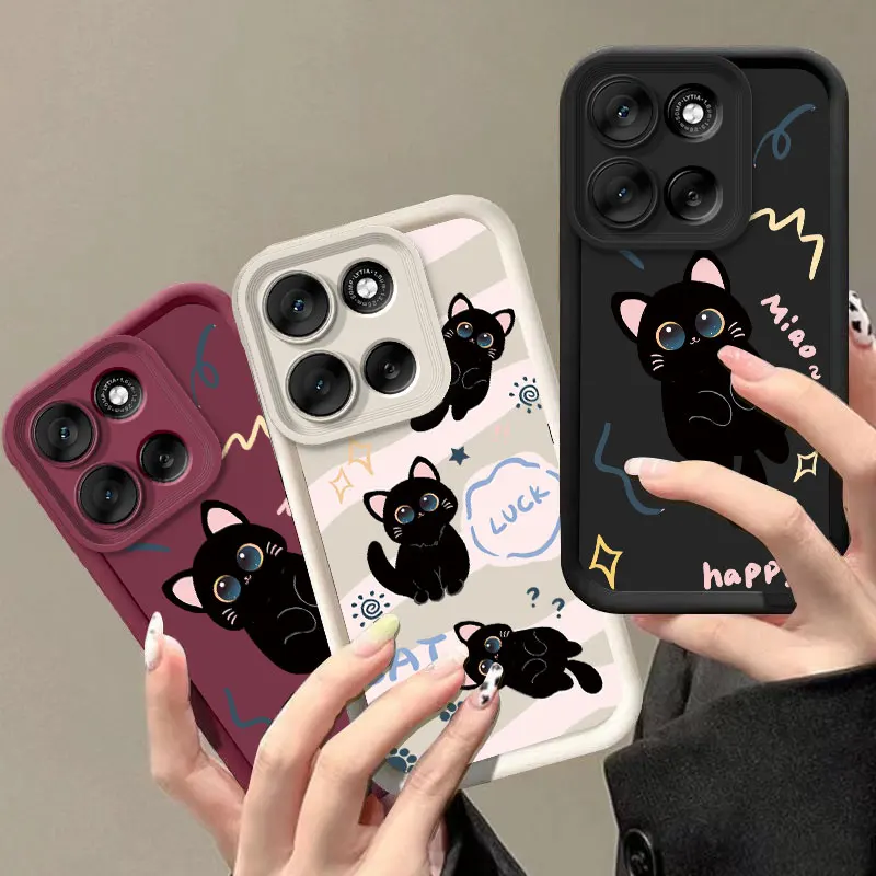 Fashionable Cute Cartoon Shockproof Silicone Case - Soft Protective Back Cover