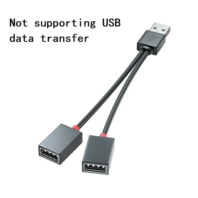 Car Mounted 1 to 2 USB Branching Multi-functional