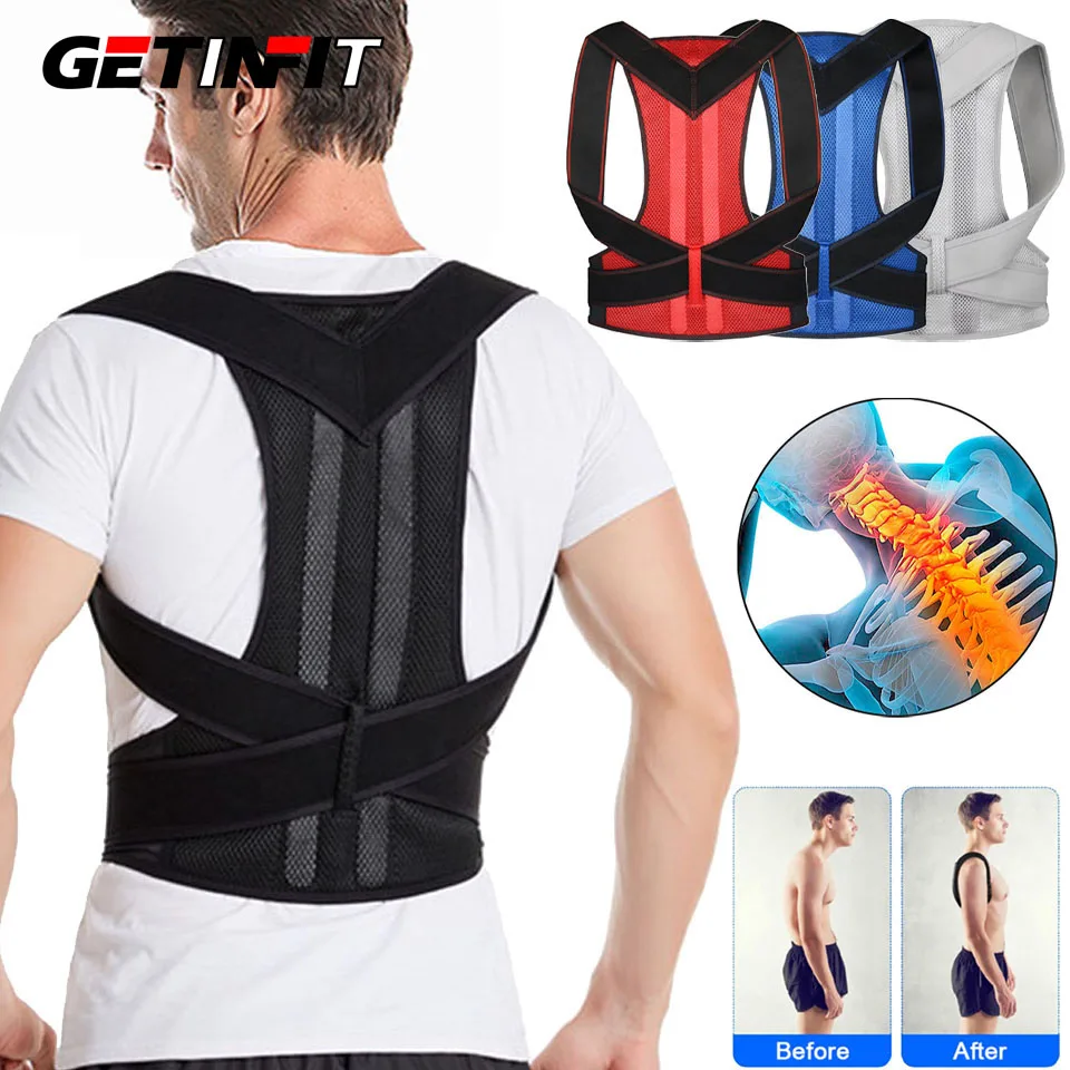 

Posture Corrector Back Posture Brace Clavicle Support Adjustable Back Trainer Stop Slouching Hunching Unisex Correction Belt