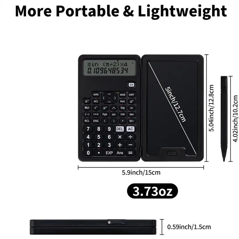 L19-데스크탑 과학용 계산기, 240가지 계산 기능, 중고등학생용