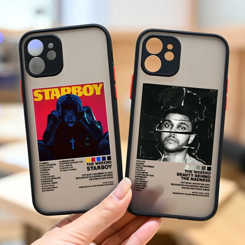 The Weeknd Minimalist Poster Phone Case for IPhone 15 14 13 12 11 Pro Max  Mini XR X XS MAX 7 8Plus Shockproof Matte Cover Fundas