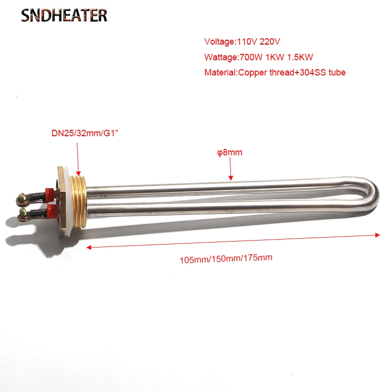 Immersion Heater Electric Boiler Water Chauffe Eau Solaire 12V