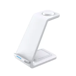3 - in - 1 30W Travel Wireless Charger with Fast Charging Station (For Samsung White)