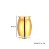 Dog Paw Keepsake Urn for Ashes Stainless Steel Pet Memorial Container Metal Decorative Cremation Urn for Dog Remains 4