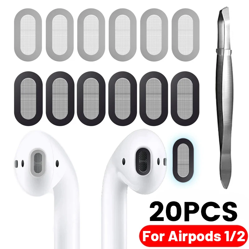 

Dust Network Earbuds Steel Mesh 6.6*3.6mm Metal Dust Sticker for Airpods Wire Headphone Dustproof Net Earphone Accessories