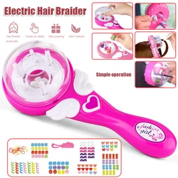 Machine à tresser et à tricoter électrique pour filles, jouet de coiffure, cadeau pour enfants 