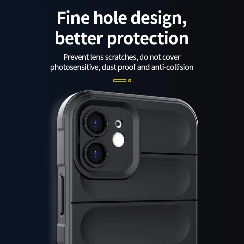 Premium Anti-Knock Soft Silicone Full-Coverage Back Case