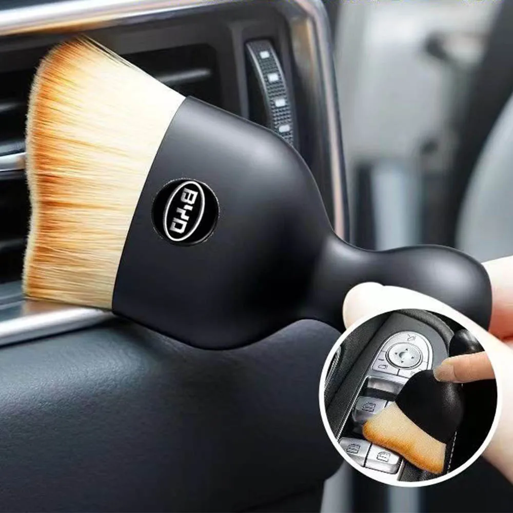 Мягкая щетка для чистки салона автомобиля, инструмент для удаления пыли для BYD Atto 3 Act Tang F3 E6 Yuan Song Plus EV F0 Qin Han Dolphin S6