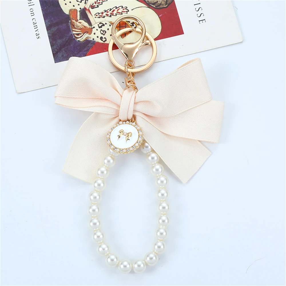 小物 HEART RIBBON KEYRING FQYN Bow Keychains Big Heart Key Chains for Women Aesthetic
