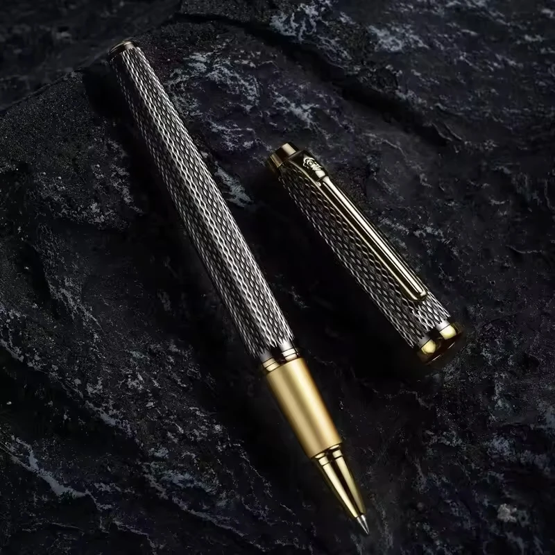 Montagut Business Golden Barrel & Golden Trim Iridium Roller Ball Pen Writing Gift Pen with Gift Box
