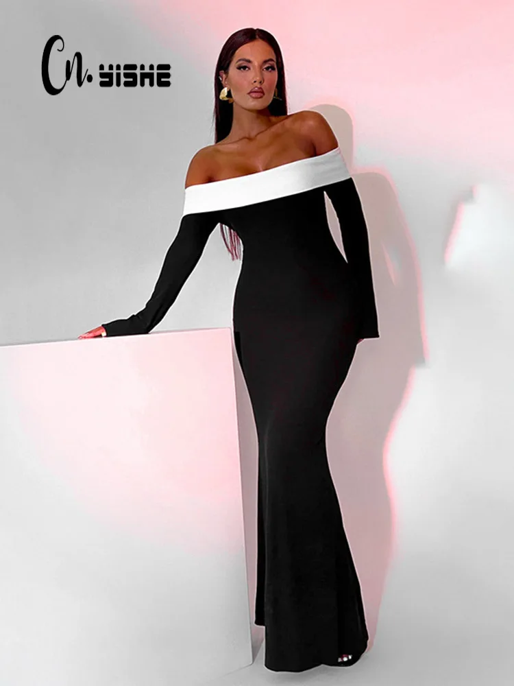 Floerns - Vestido Largo Con Mangas Abullonadas Para Mujer