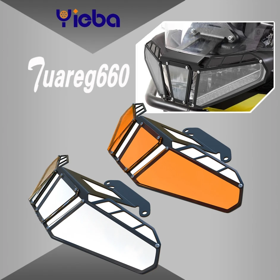 2023 2022 2021 Per Aprilia Tuareg 660 Accessori Tuareg Copertura Della Protezione Del Faro Del Motociclo Griglia Della Protezione Del Faro Tuareg 660