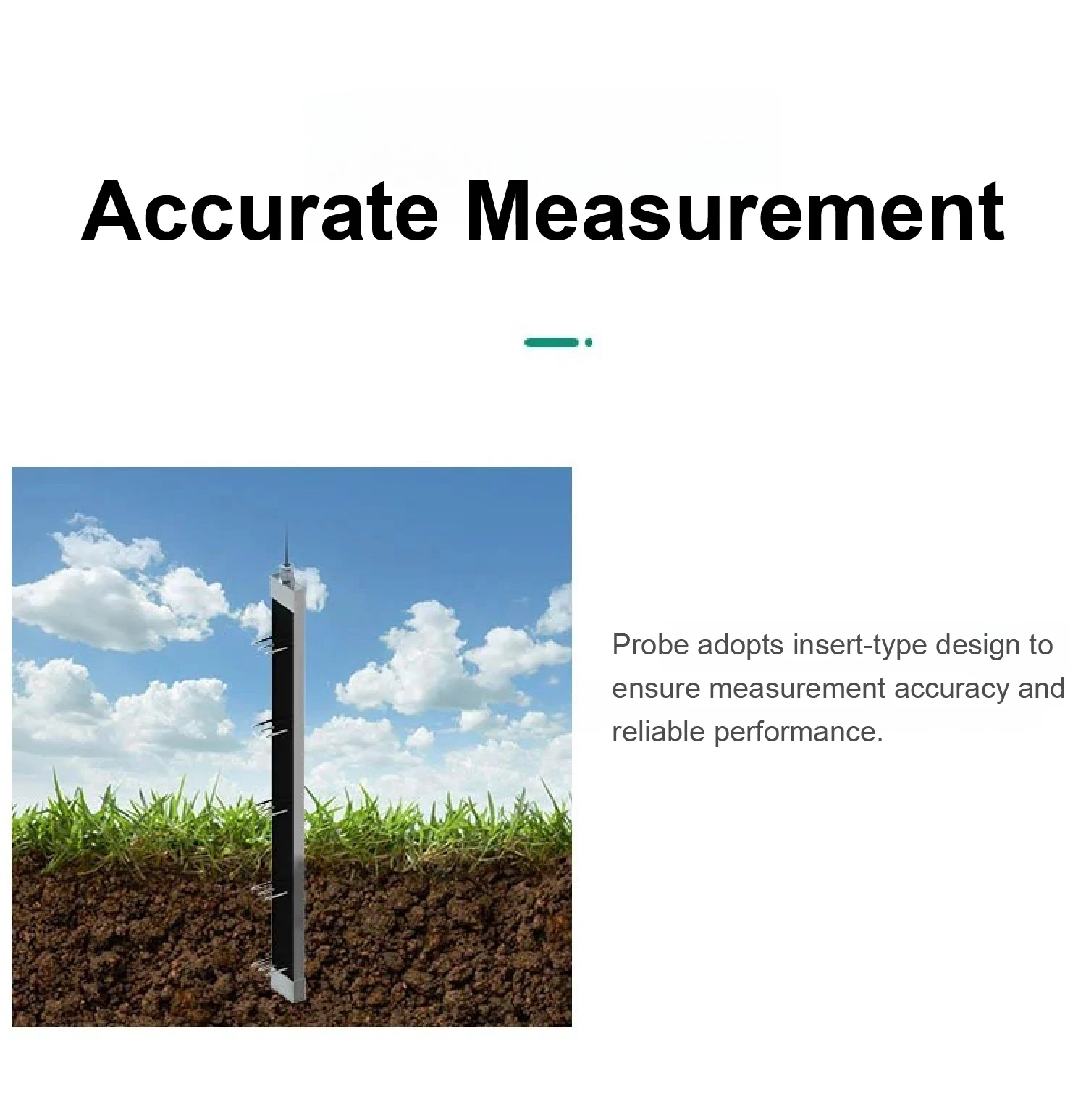 High Precision RS485 Soil Moisture & Temperature & EC Sensor Multiparameter Soil