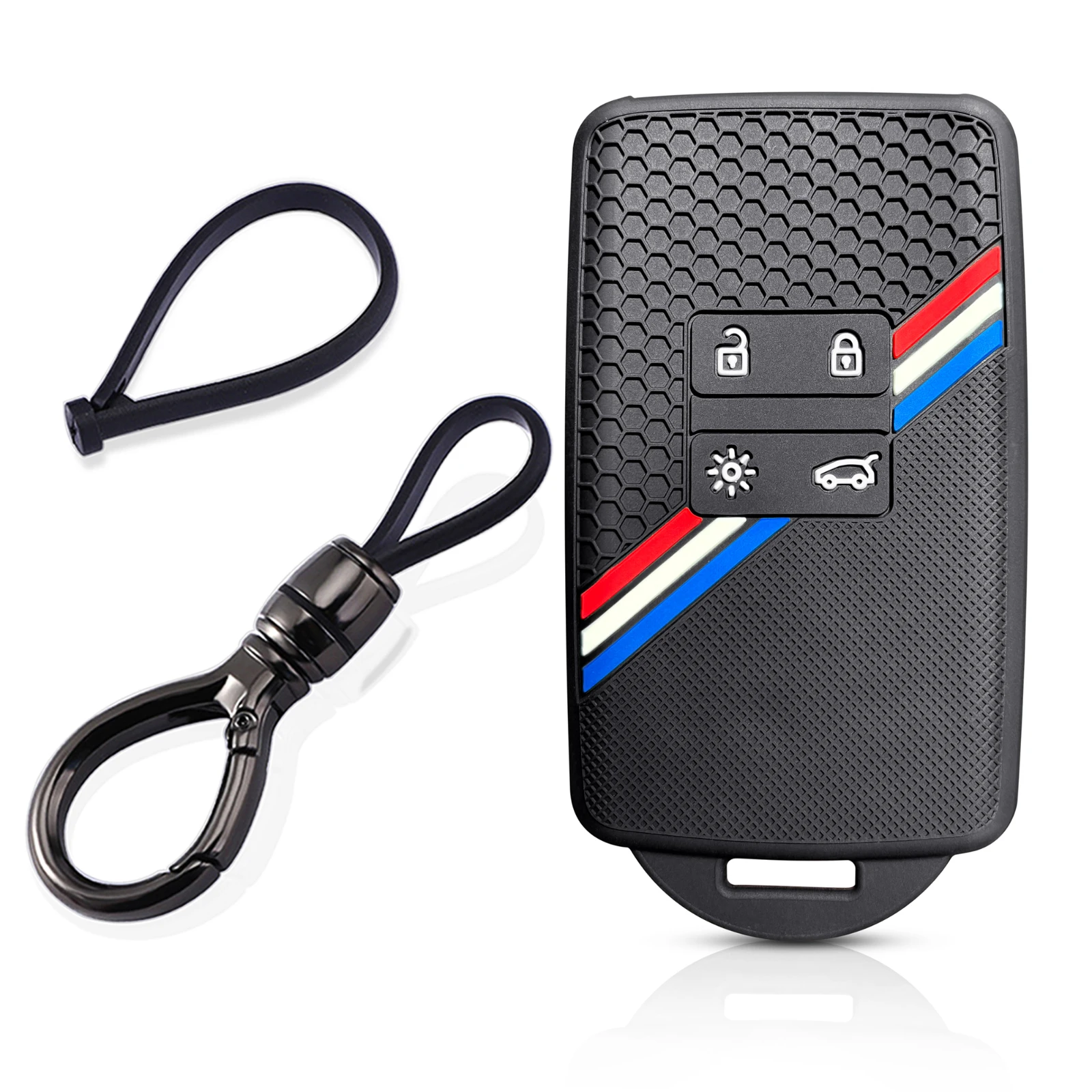 Car Remote Key Protective Cover Silicone for Renault Koleos Captur Zoe Kadjar Megane Clio Dacia Sandero Duster Jogger Logan