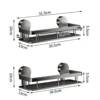 Suction Cup Bathroom Shelf No Drill Wall Mounted Shampoo Bottle Shower Rack Toilet Storage Rack Aluminum Bathroom Kitchen 6