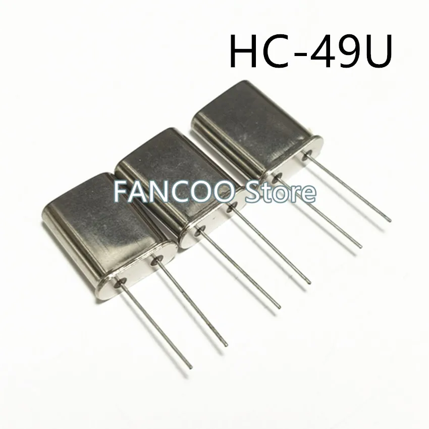 50PCS 3.6864M 3.6864MHZ 3.6864 HC-49U NEW QUARTZ CRYSTAL RESONATOR 49U HC49U