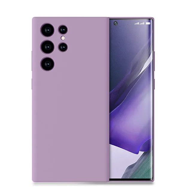 thumbnail image 1 of Square Liquid Silicone Case For Samsung Galaxy S24 S23 A73 A53 A33 A23 A13 A52 A72 A42 A71 A51 A21S Luxury Shockproof Soft Cover, 1 of 5