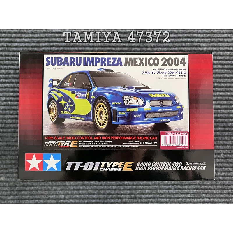 Tamiya Remote Control Car 1/10 Impreza 2004 Tt01e 47372 Rc Drift Car Kit Model Toys For Boys