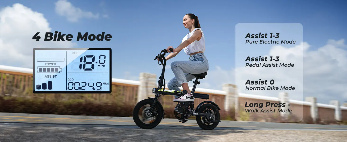 isinwheel electric bike for adults and Teens U1