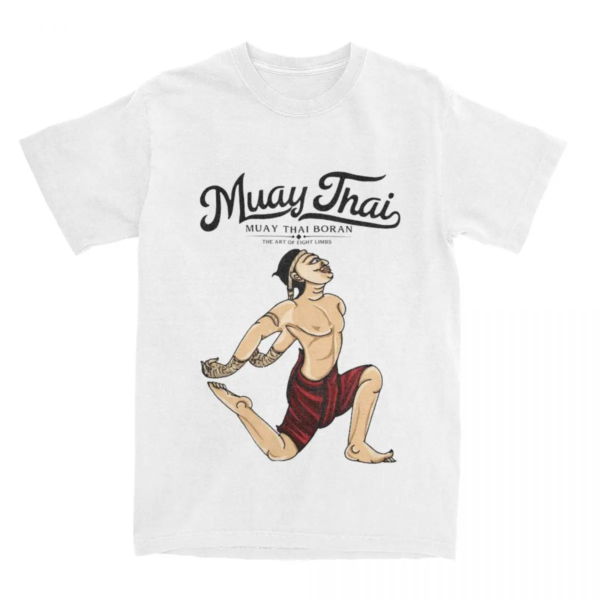 

Футболка Muay Thai Wai Kru для мужчин и женщин, хлопковая Повседневная рубашка, топы с коротким рукавом, идея для подарка