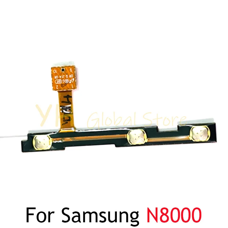 Per Samsung Galaxy Note 10.1 N8000 Gt-N8000 Interruttore Di Accensione E Spegnimento Pulsante Laterale Del Volume Parti Di Riparazione Del Cavo Flessi
